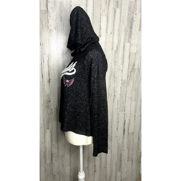 NWT NHL Washington Capitals Kids Youth Large Hooded Pullover Sweater Gray - Picture 4 of 5
